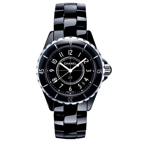 chanel men's watch black|Chanel black watch ladies.